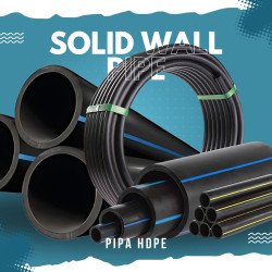 Pipa HDPE Solid Wall (Per Meter)